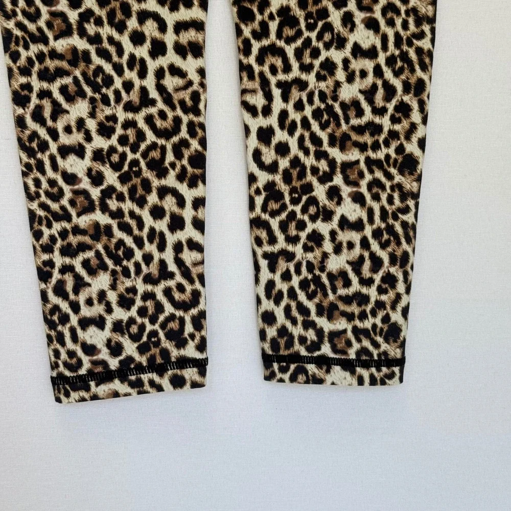 ZYIA Active‎ Leopard Print High Waisted Athletic Leggings Women's Size 6-8